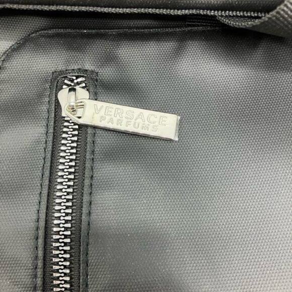 Versace Parfums Charcoal Unisex Backpack Rare - Picture 4 of 6